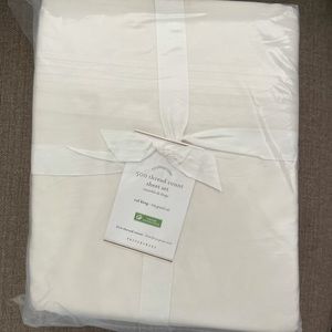 Pottery Barn 500-Thread-Count Sateen Sheet Set